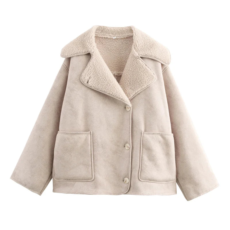Oversized wool jacket