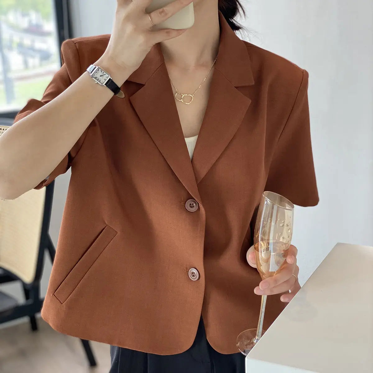 Lightweight Oversized Blazer