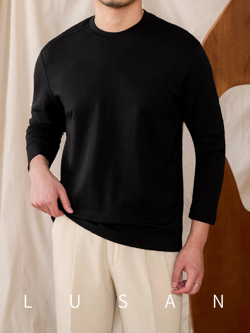 Fitted round neck t-shirt
