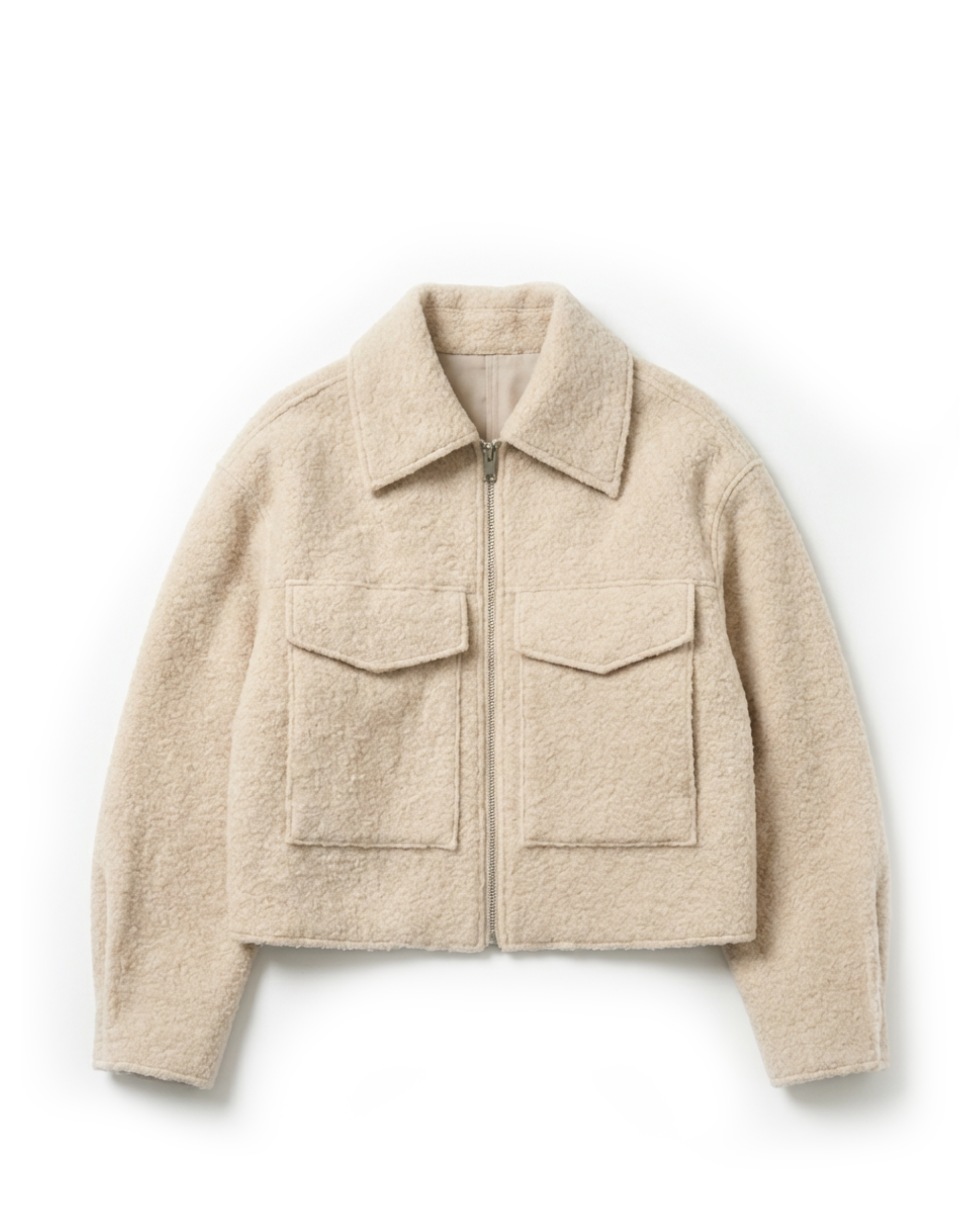 Jacket with front pockets