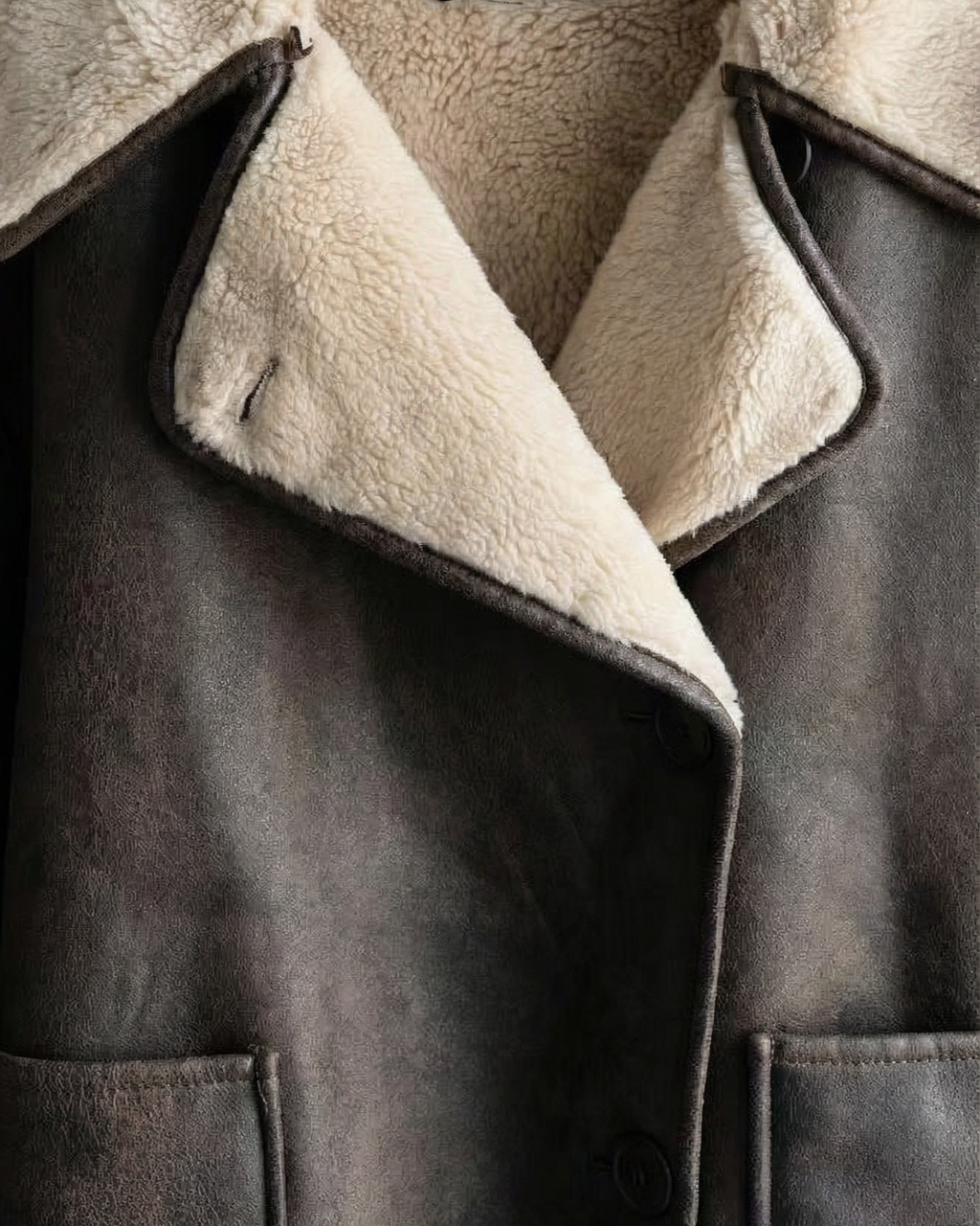 Oversized Double-Collar Jacket