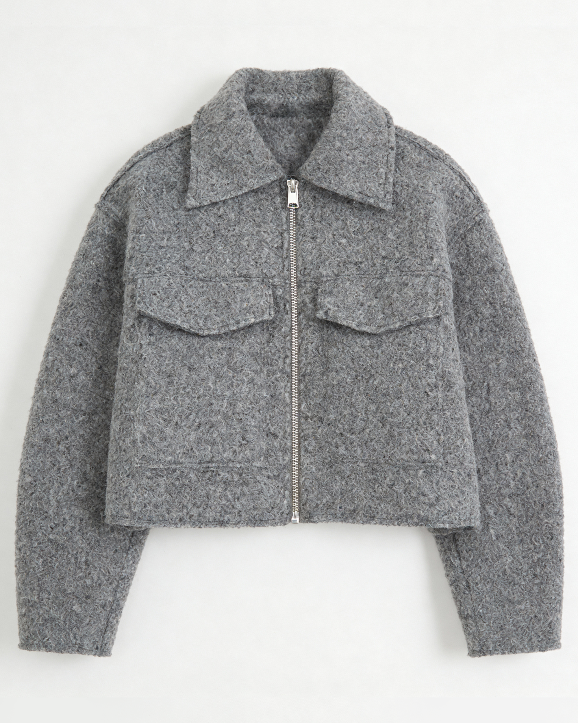 Jacket with front pockets