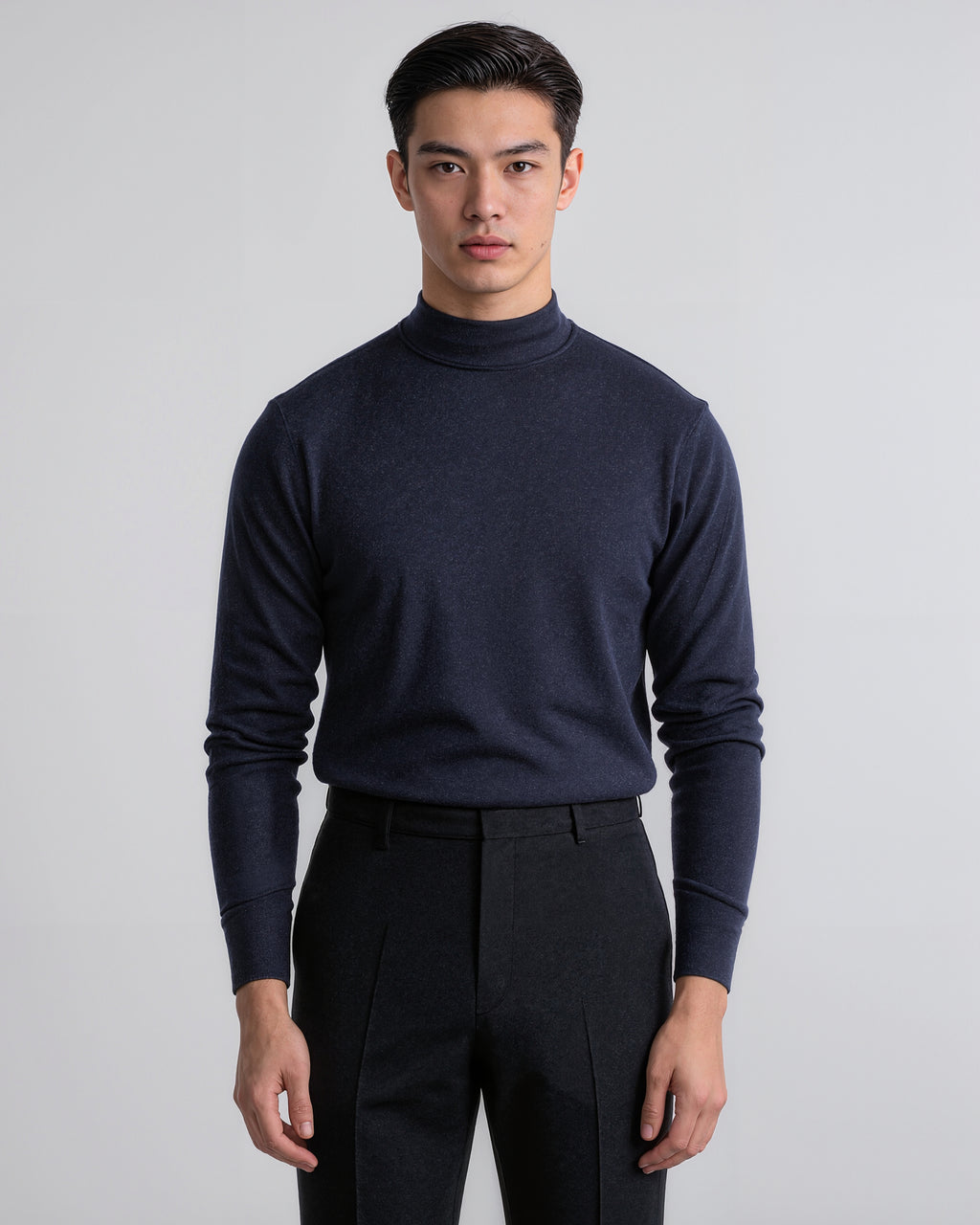 Slim Turtleneck Knit Jumper
