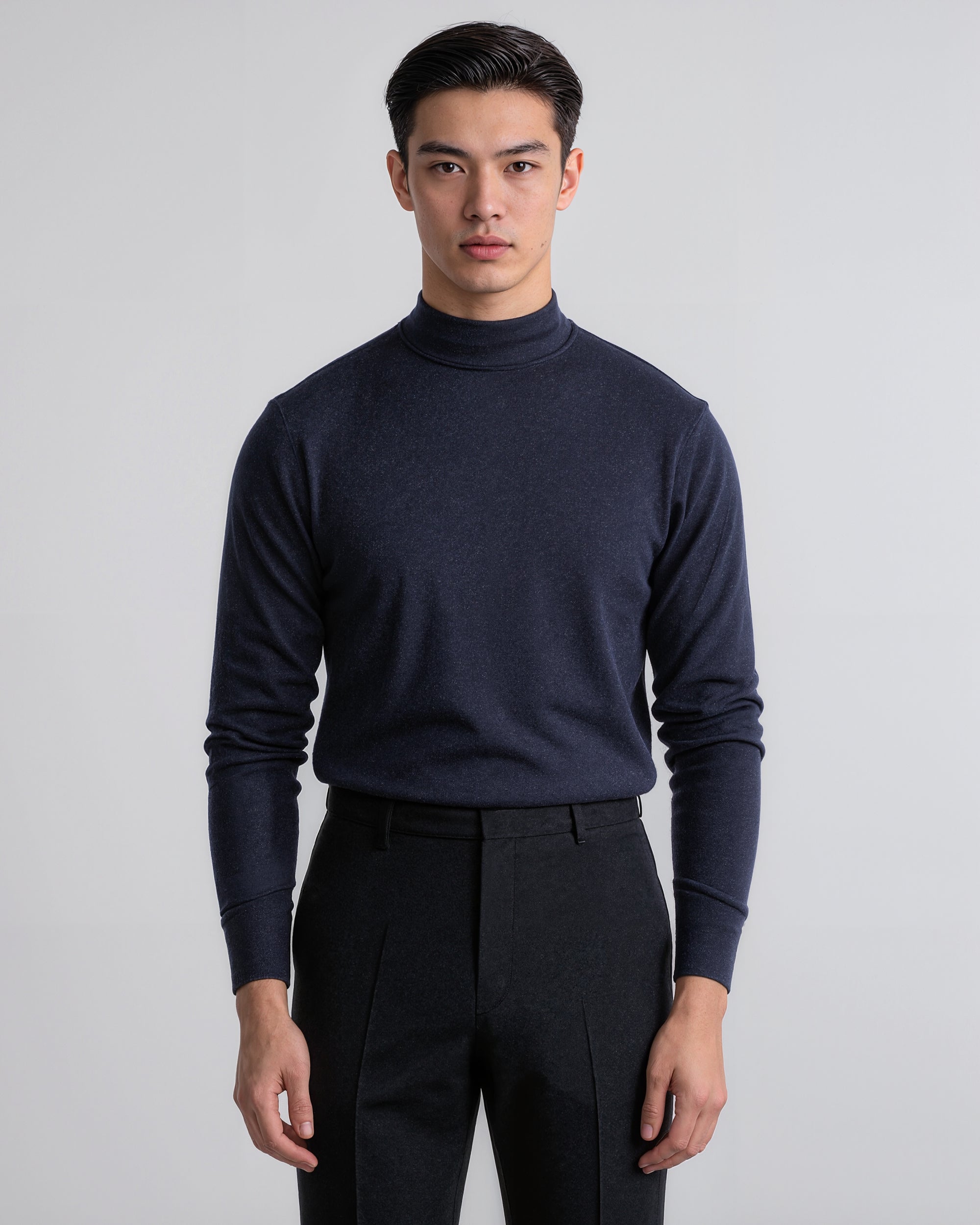 Slim Turtleneck Knit Jumper