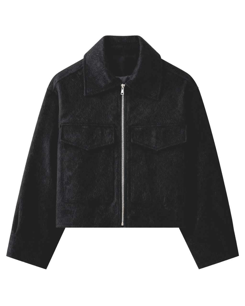 Jacket with front pockets