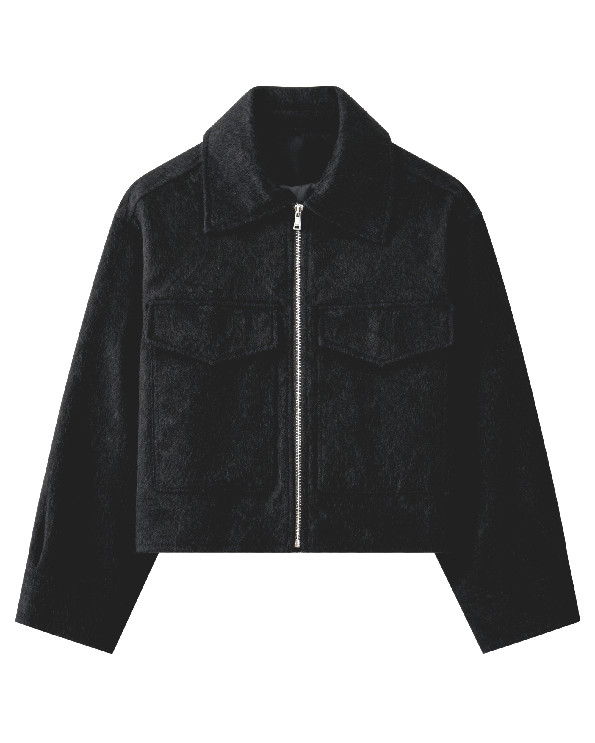 Jacket with front pockets