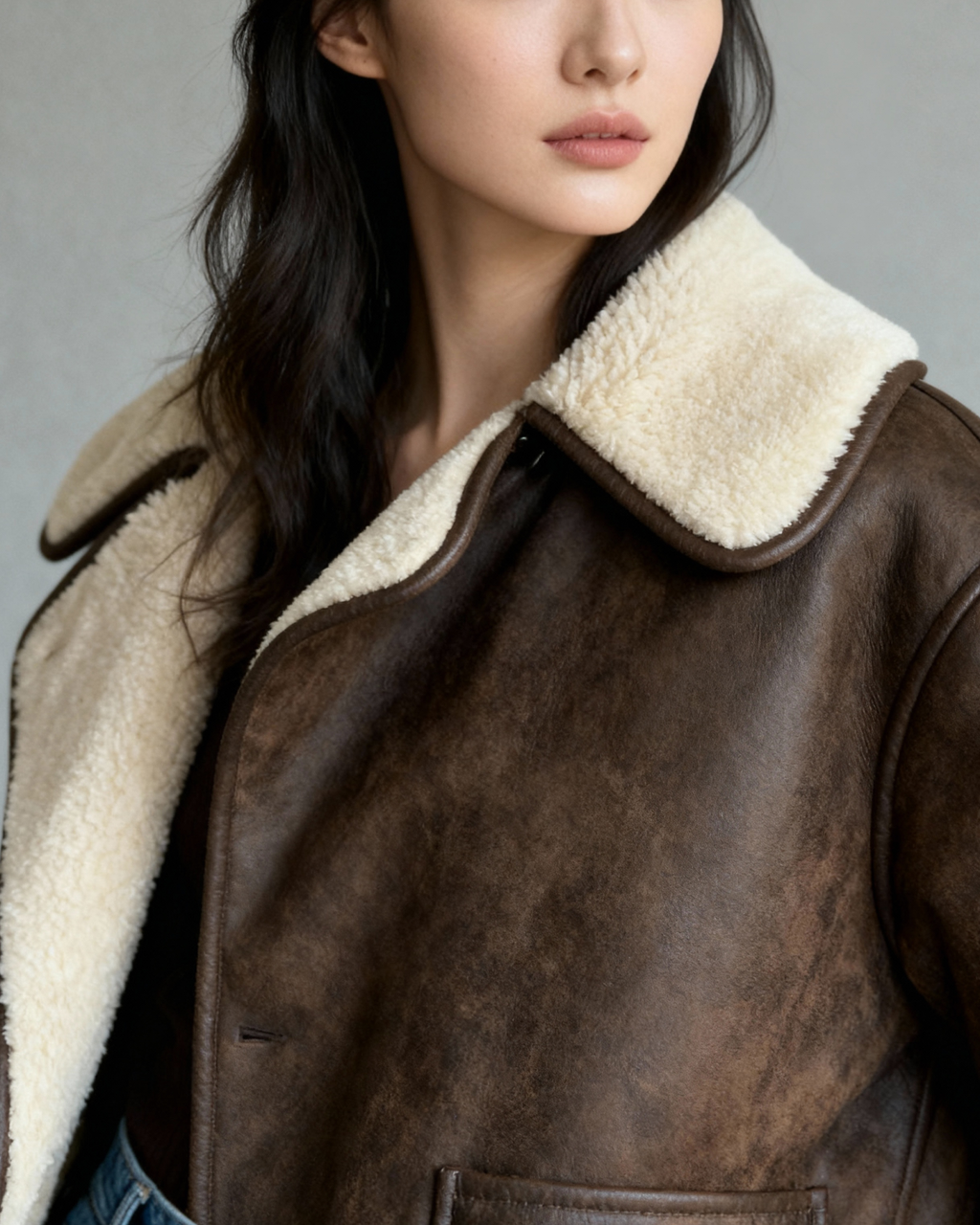 Oversized Double-Collar Jacket