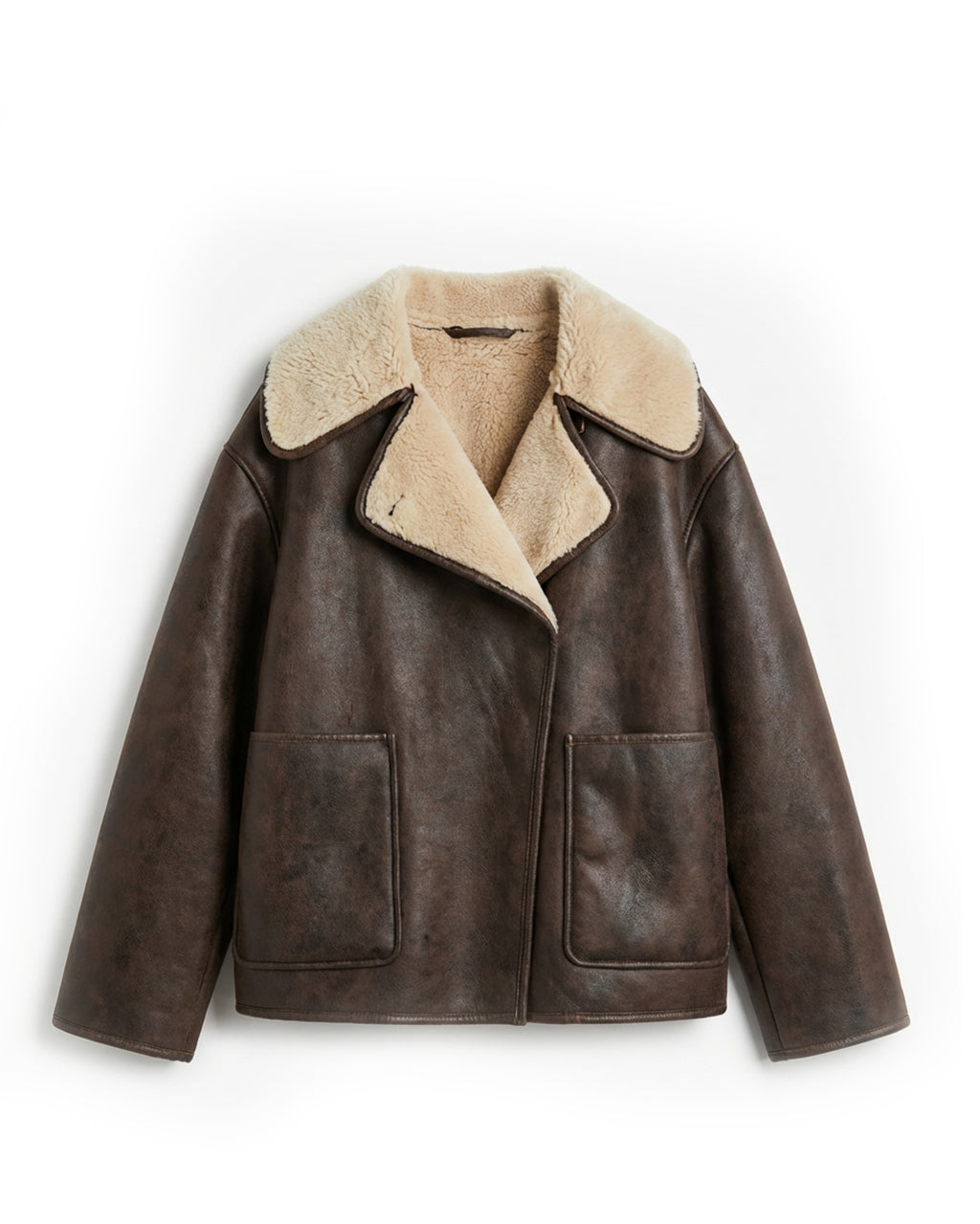 Oversized Double-Collar Jacket