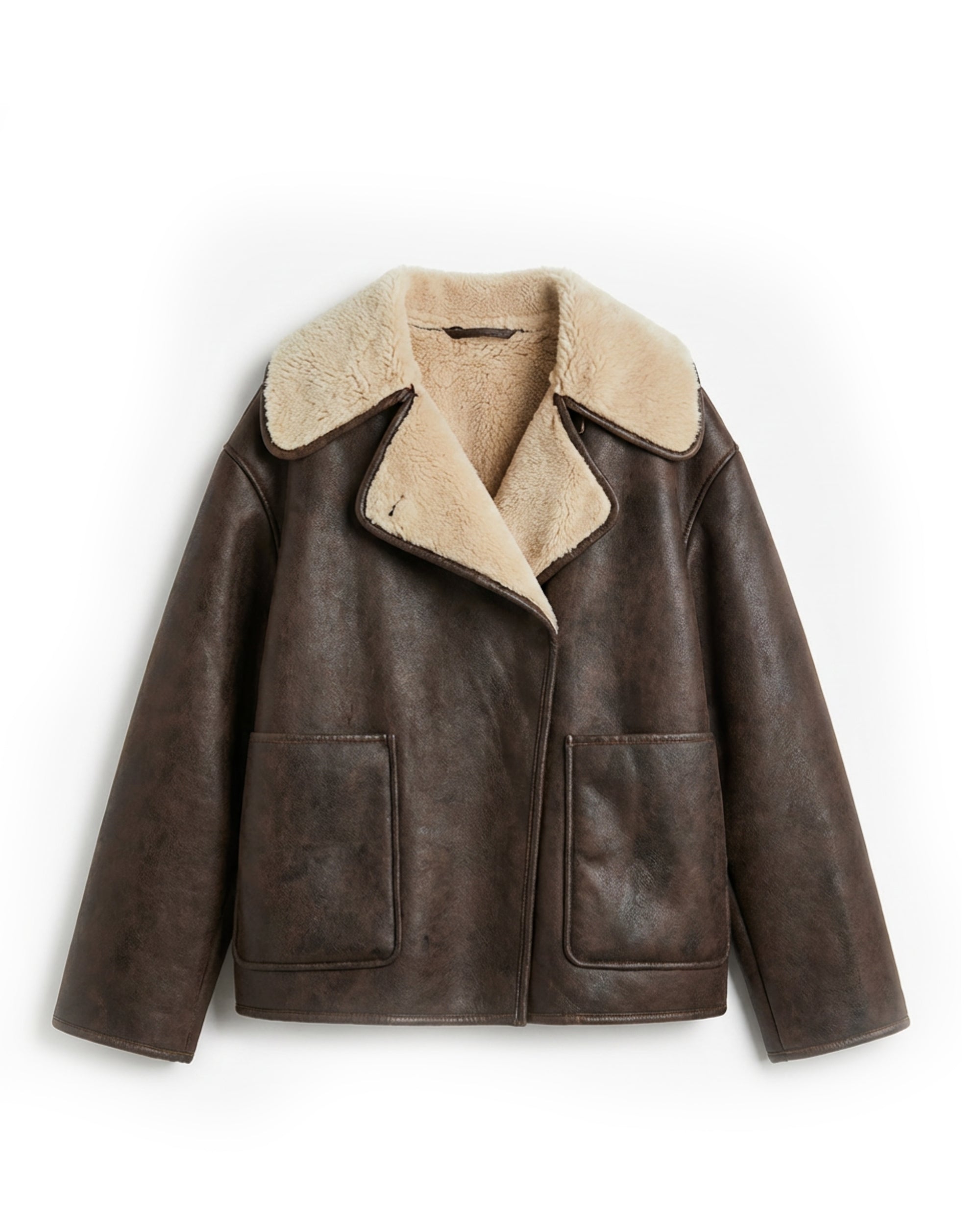 Oversized Double-Collar Jacket