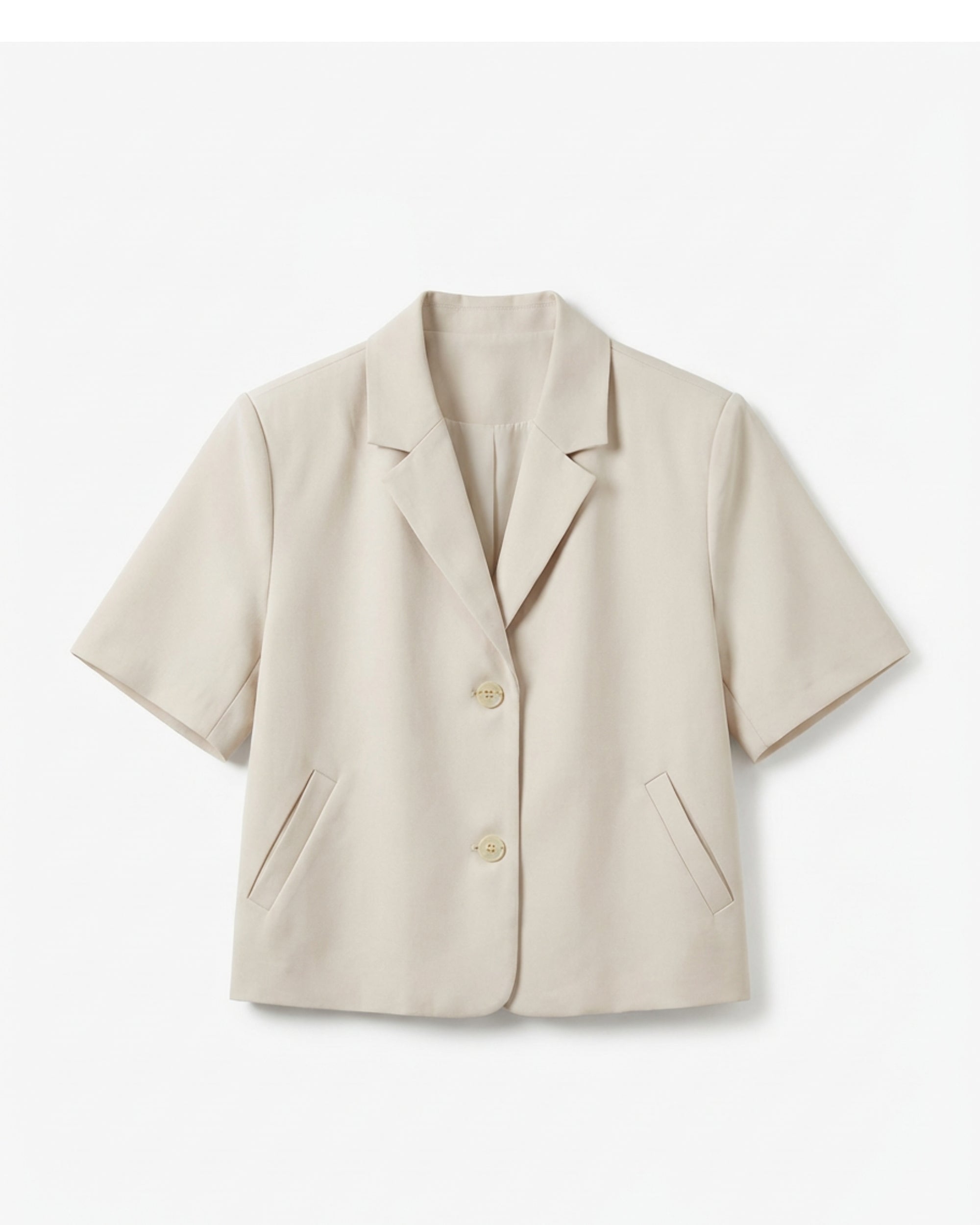 Short Sleeve Blazer Jacket