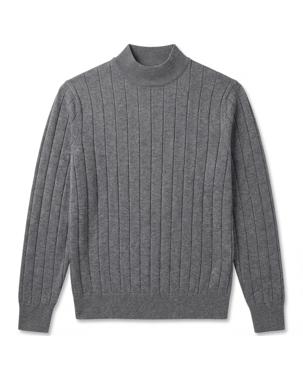 Slim Fit Wool Jumper with Collar
